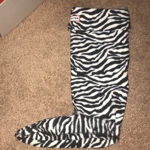 Zebra print Hunter Boot Socks